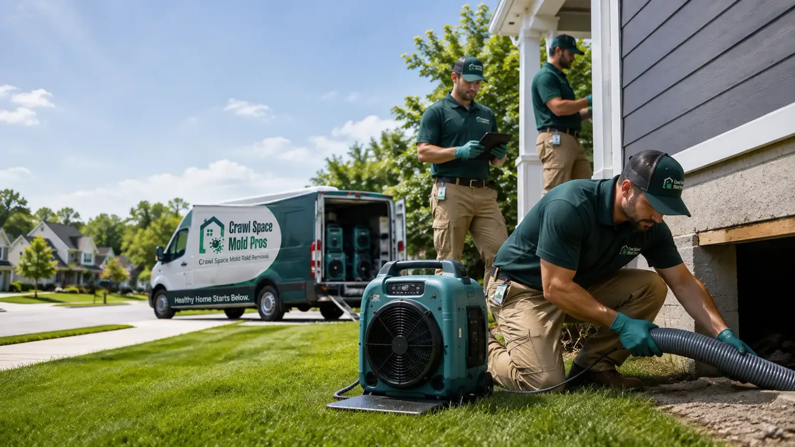 Crawl Space Mold Removal in Oakville, WA